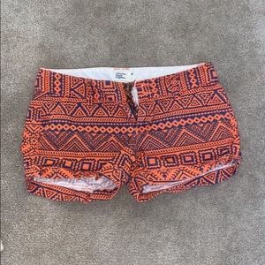 Tribal-colored American-eagle shorts